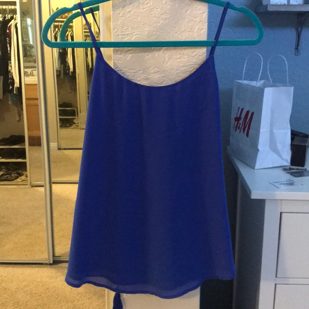 Blue top!